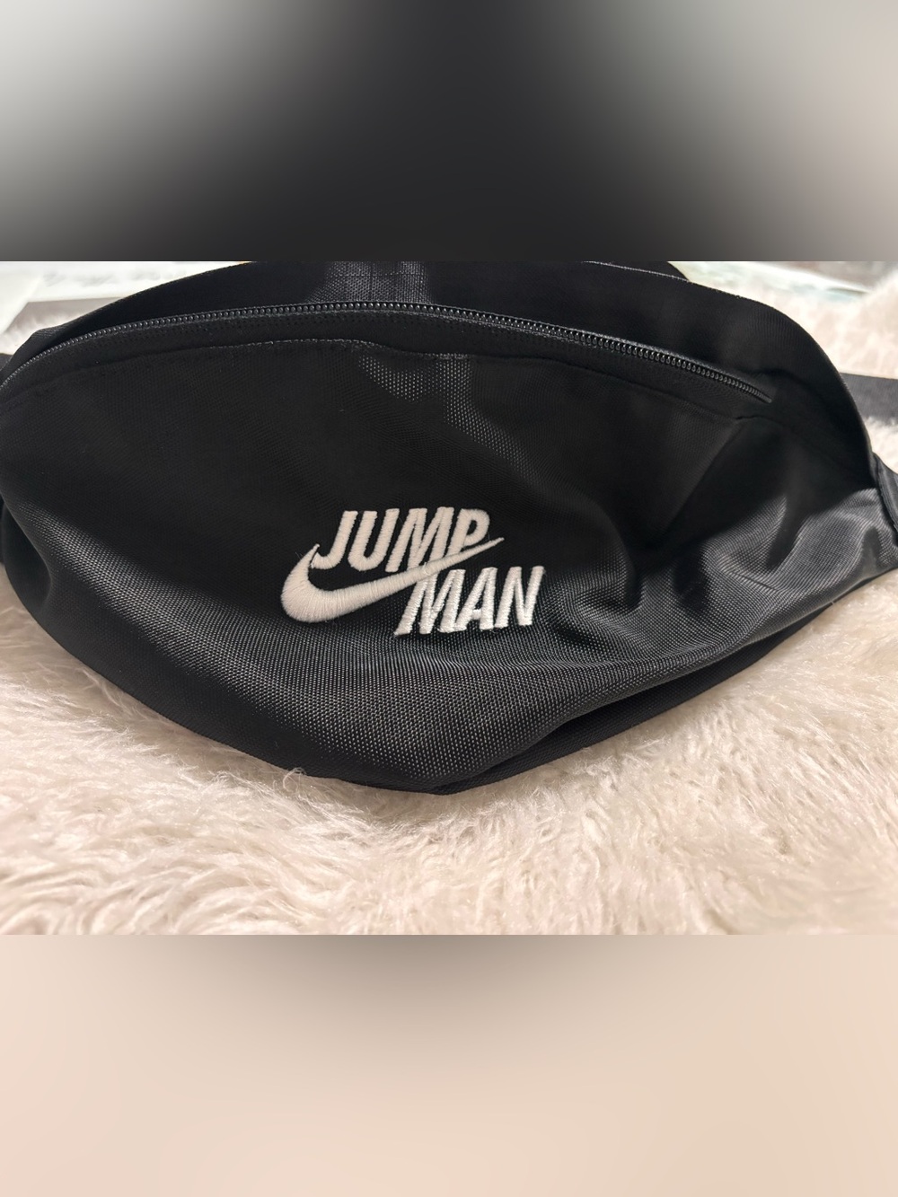 Nike Jumpman Black and White Crossbody Bag